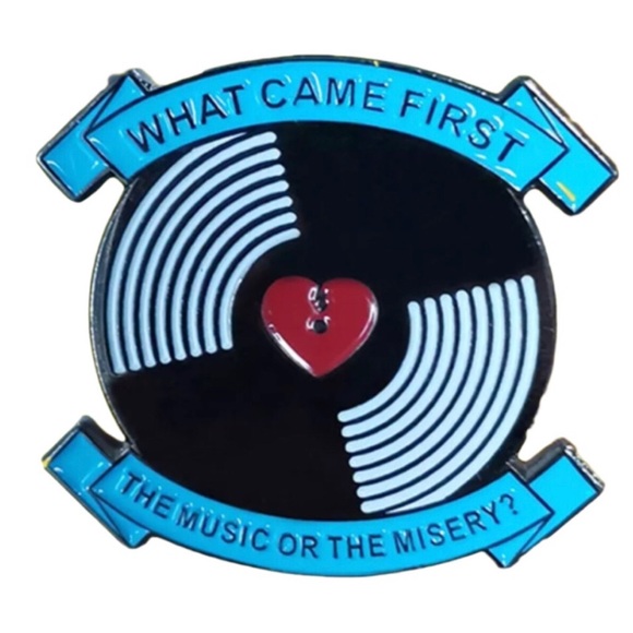 Other - Music or the Misery HIGH FIDELITY quote flair pin